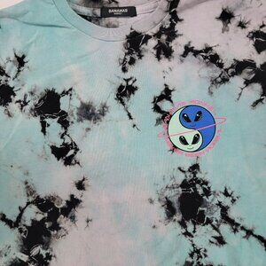 Bananas Monkey SPACE ODDITY T Shirt Size Small Tie Dye NEVER BEEN NORMAL NEW NIB